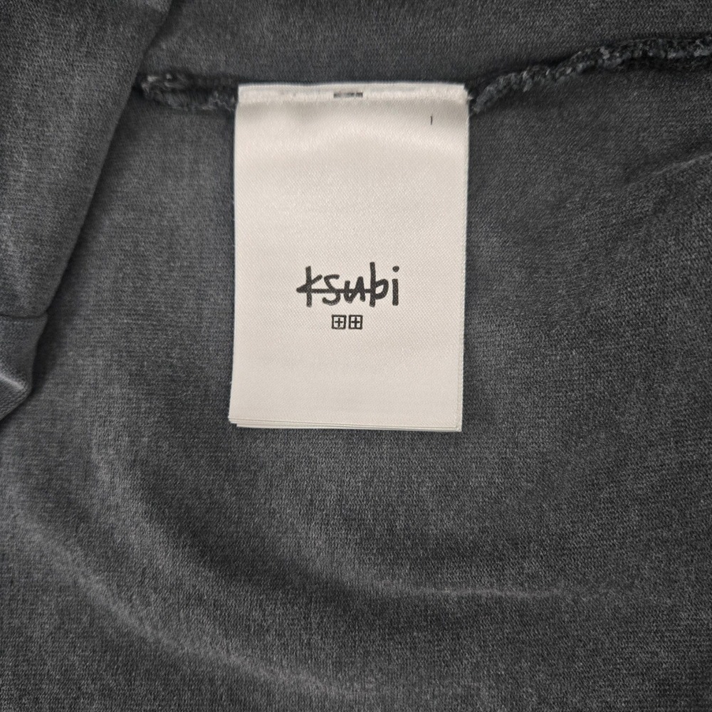 Ksubi T-Shirt Distressed Logo Tee Charcoal Grey Deconstructed Cotton XL - Picture 14 of 15